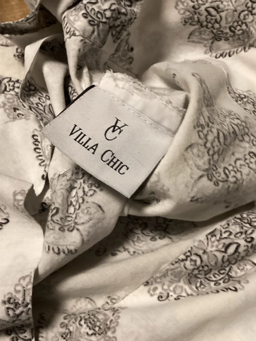 Gray Medallion Indian Cotton Pillowcase Set - Villa Chic